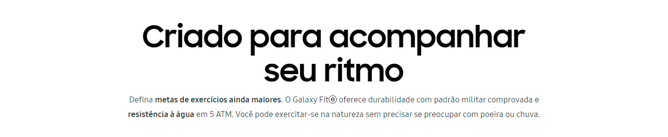 Smartwatch Samsung Galaxy Fit E SM-R375 Preto